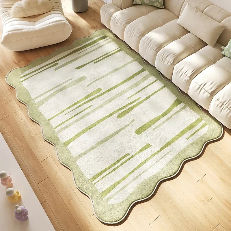 Line Geometric Art Rugs Cute Creative Carpet Large Size Living Room Decoration Carpets Comfortable Soft Sofa Bedroom Bedside Rug