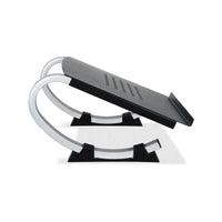 Allsop Redmond Adjustable Laptop Stand, Vented Curved Sturdy Metal Ergonomic Riser (30498)