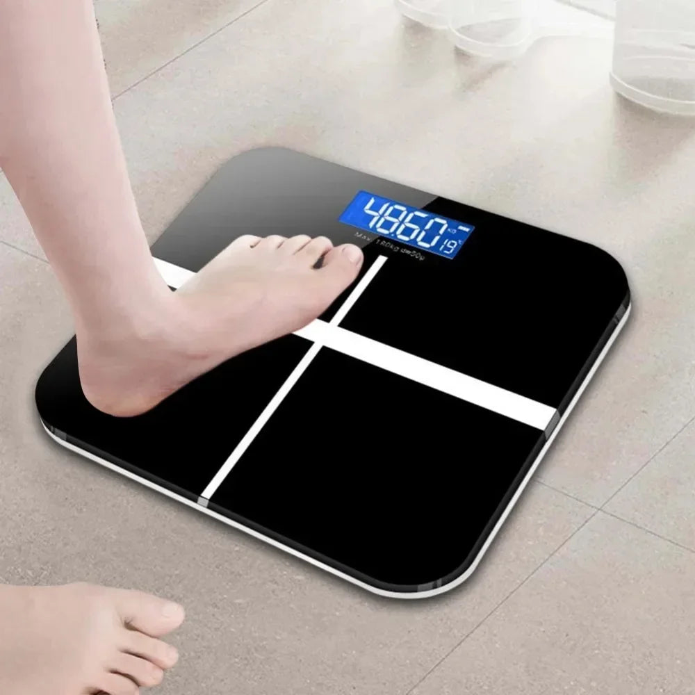 LED Display Weight Loss Weighing Device Smart Body Weight Scale USB Charging Precision Electronic Scale for Home Office Adult