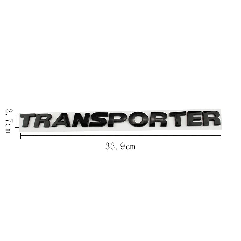 Car ABS Trunk Letters Words Logo Badge Emblem Decals Sticker For Volkswagen VW TRANSPORTER T4 T5 T6 T7 T8 Styling Accessories
