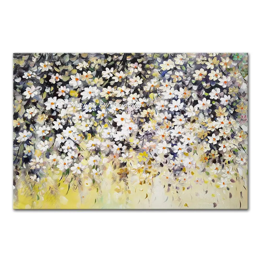 Arthyx,Abstract Texture 3D Gold Tree Landscape Oil Paintings on Canvas,Handmade Wall Art Picture For Living Room Home Decoration