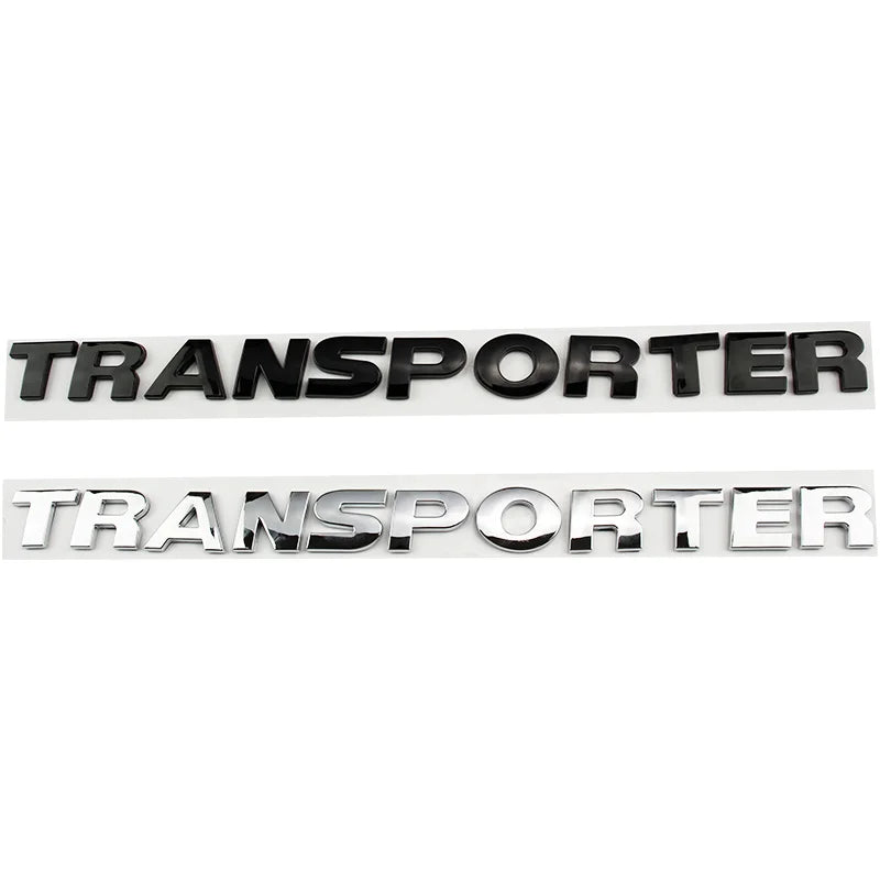 Car ABS Trunk Letters Words Logo Badge Emblem Decals Sticker For Volkswagen VW TRANSPORTER T4 T5 T6 T7 T8 Styling Accessories