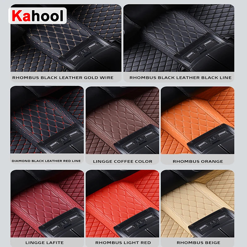 KAHOOL Custom Car Floor Mats For Renault Espace 2015-2023 Auto Carpets Foot Coche Accessorie