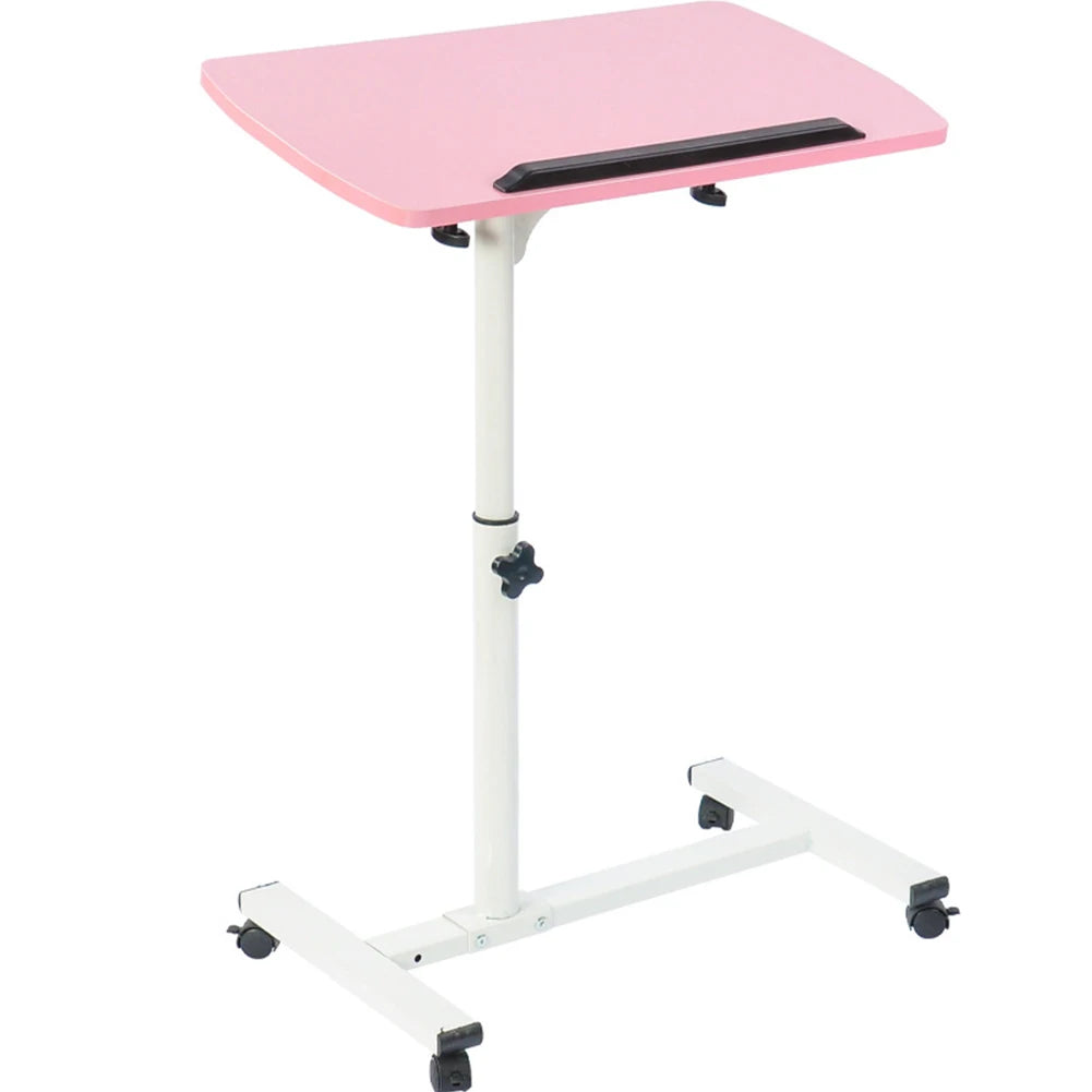 Portable Multifunctional Removable Laptop Desk with Wheels Bed Sofa Books Snack
