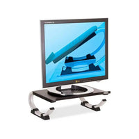 Allsop Redmond Adjustable Laptop Stand, Vented Curved Sturdy Metal Ergonomic Riser (30498)