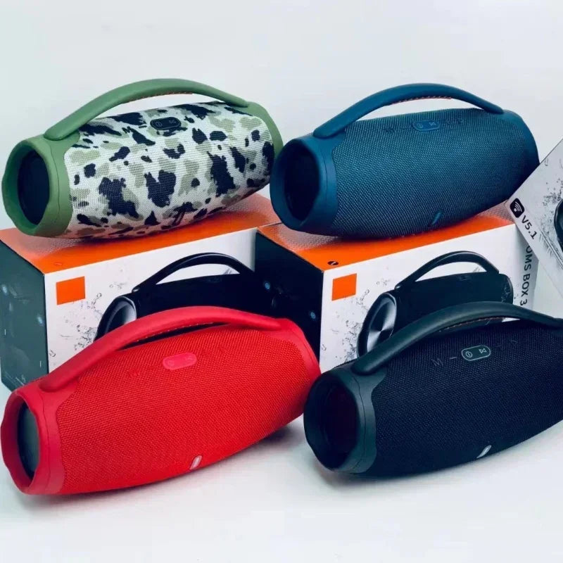 High Power Bluetooth Speaker Portable Outdoor Waterproof Subwoofer 3D Stereo Surround Music Center Caixa De Som TFcard/USB/AUX