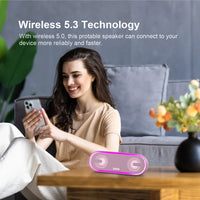 DOSS 40W Bluetooth Speaker Powerful Stereo Sound Bass 20H Playtime Sound Box IPX6 Waterproof Outdoor Portable Wireless Speakers