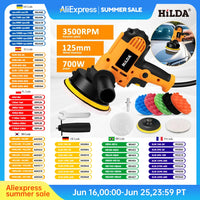 HILDA Electric Car Polisher Car Beauty Waxing Machine  Adjustable Speed Sanding Waxing Tools Automotive Polishing Scratch Repair