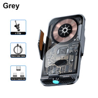 New Creative Car Mobile Phone Holder Support 15W Wireless Fast Charging Holder In Car Cell Phone Holder Auto Acessories