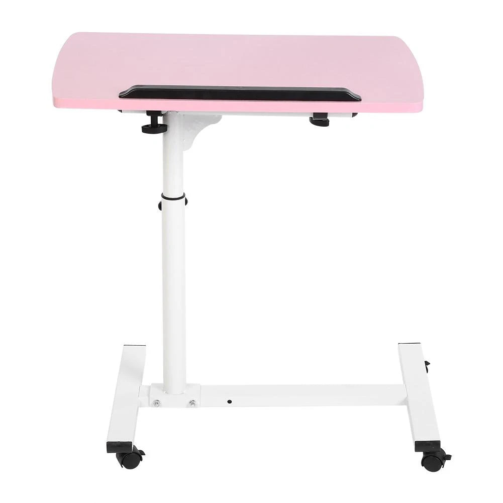Portable Multifunctional Removable Laptop Desk with Wheels Bed Sofa Books Snack