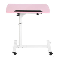 Portable Multifunctional Removable Laptop Desk with Wheels Bed Sofa Books Snack
