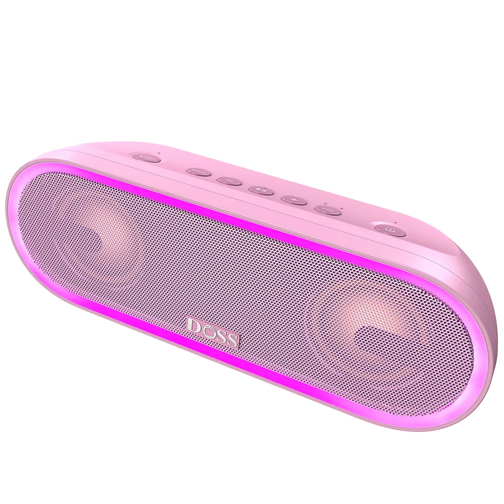 DOSS 40W Bluetooth Speaker Powerful Stereo Sound Bass 20H Playtime Sound Box IPX6 Waterproof Outdoor Portable Wireless Speakers