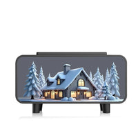 Fireplace Air Humidifier Waterless Auto-Off Aroma Essential Oil Diffuser with LED Light for Home Creative USB Aroma Diffuser