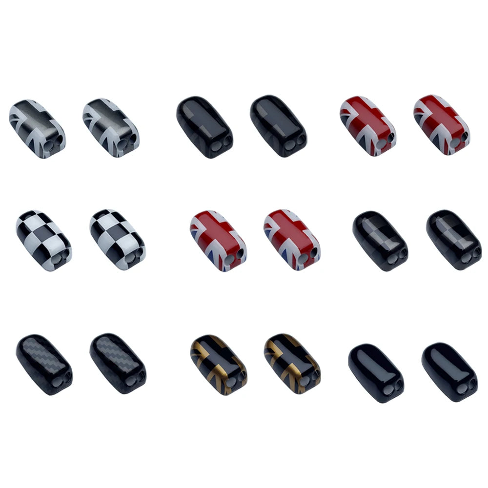For MINI Cooper S One Countryman R60 R55 R56 R57 R58 R59 R50 R53 Union Jack Car Wiper Water Spray Nozzle Covers Auto Accessories