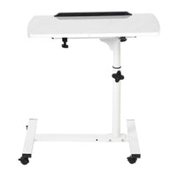 Portable Multifunctional Removable Laptop Desk with Wheels Bed Sofa Books Snack