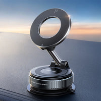 Joyroom Magnetic Suction Cup Phone Mount Vacuum Magnetic Car Phone Holder Mount With 360° Metal Strut for iPhone Samsung Xiaomi