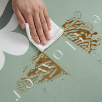 Floral Kitchen Floor Mat Non-Slip Oil Resistant Carpet Diatomaceous Mud Absorbent Foot Mat Home Decoration