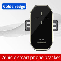 New Creative Car Mobile Phone Holder Support 15W Wireless Fast Charging Holder In Car Cell Phone Holder Auto Acessories