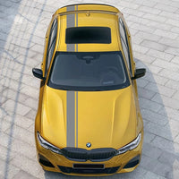 Car Hood Bonnet Roof Trunk Boot Kit Stickers For BMW 3 Series E90 F30 G20 Racing Stripes Vinyl Decals Auto Tuning Accessories